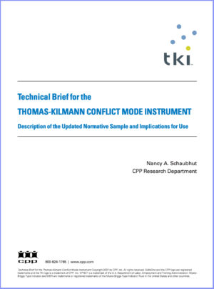 History Of The Thomas-Kilmann Instrument | Developing The TKI Tool